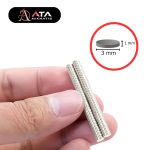 3x1 mm Yuvarlak Neodimyum Mıknatıs - Görsel 6