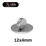 12×4mm Yuvarlak Neodyum Mıknatıs - Görsel 6