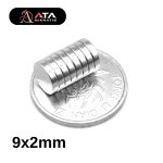 9×2mm Yuvarlak Neodyum Mıknatıs - Görsel 3