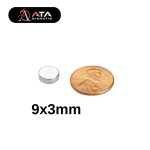 9×3mm Yuvarlak Neodyum Mıknatıs - Görsel 3